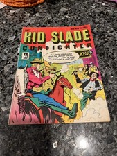 KID SLADE GUNFIGHT  7 WESTERN COMIC BOOK, BRITISH  PORTER, 68 PAGES Mid Grade