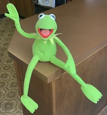 NANCO Vintage 18-19" Kermit the Frog Pose Him Plush Jim Henson Muppets