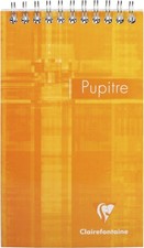 Clairefontaine Wirebound Notepad - Ruled 80 sheets - 4 1/4 x 6 3/4 - Assorted