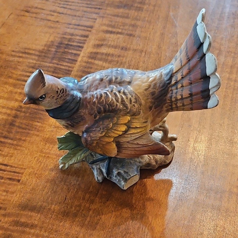 Norcrest Porcelain Quail Figurine Collectible Sculpture Japan