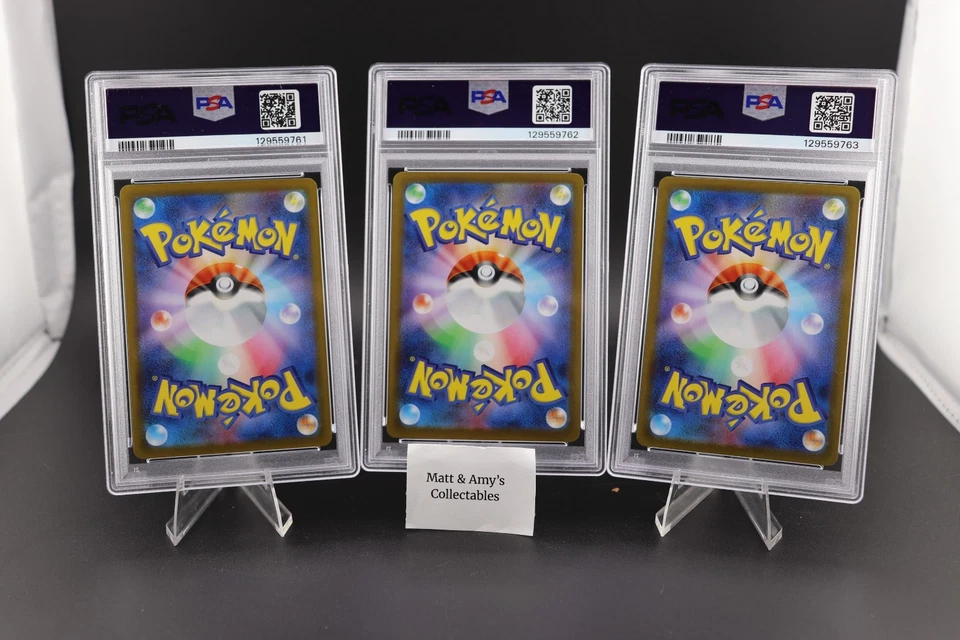 Pokemon Sandile 141 Krokorok 142 Krookodile 143 Black Bolt PSA 10 Sequential - Image 2 of 2