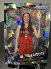 2025 Panini Prizm WNBA Georgia Amoore #140 Cracked Ice (RC)
