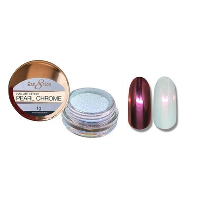 Cre8tion Pearl Chrome Effect Powder 1g Fine Pigment 6 COLORS *Pick Any*
