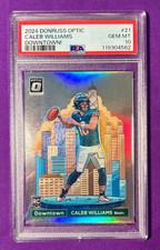 2024 Panini Donruss Optic #21 Caleb Williams DOWNTOWN Rookie RC PSA 10 Bears