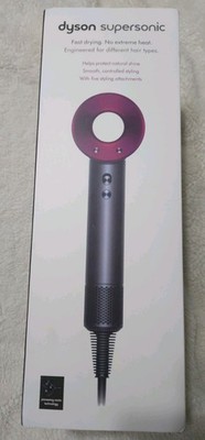 Dyson Supersonic HD08 Hair Dryer Fuchsia/Iron 1600W NEW SEALED w/ Accessories