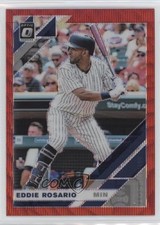 2019 Panini Donruss Optic Red Wave Prizm Eddie Rosario #103 g2d