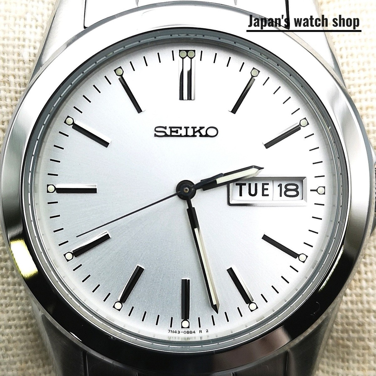 SEIKO セイコー SCXC007 シルバー 7N43-0AM0 稼動　美品 SEIKO SCXC007 Silver Stainless Steel Quartz New in Box | eBay