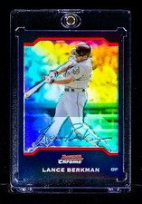 Lance Berkman RARE BLACK REFRACTOR INVESTMENT CARD Houston Astros SP