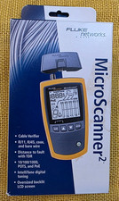 Fluke Networks MicroScanner2 MS2-100/WWG Cable Verifier RJ11 RJ45 Coax