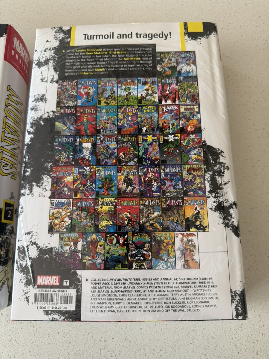 New Mutants Omnibus Vol. 1 2 3 (vol 2 has no misprint) | eBay