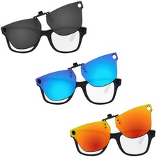 Polarized Flip-up Clip-on Sunglass for Ray-Ban Meta Wayfarer RW4006 Gen 2 RW4012