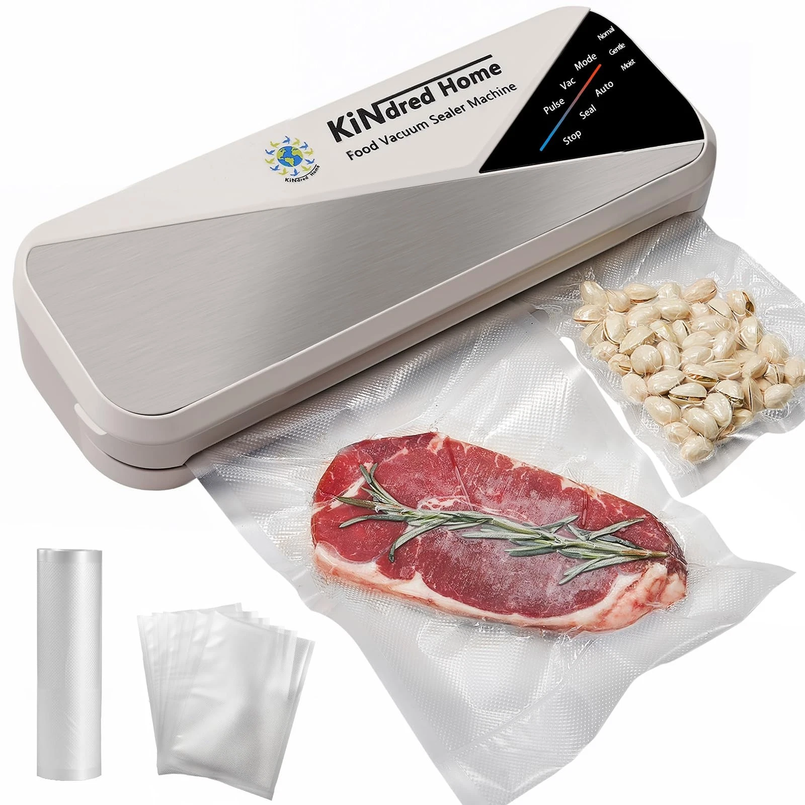 Food Vacuum Sealer Machine - 95kPa Multi-functional Compact Vacuum Sealer