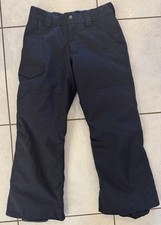 Burton The White Collection Youth BLACK Snowboarding Ski Snow Pants MEDIUM 10-12