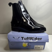 TuffRider Unisex Paddock Boots Black US Size 7 Riding Footwear MPN BLACK 7 NEW