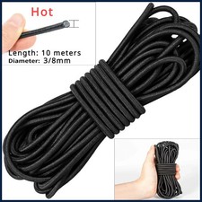 Strong Black Elastic Cord High Quality 3/4/5/6/8MM Rubber Band DIY Sewing Crafts