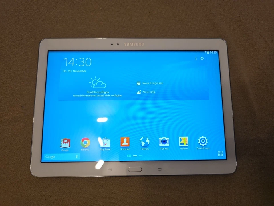 Samsung Galaxy Tab Pro 10.1 16GB WiFi White - SM-T520 Tablet Android Neuwertig  - Bild 3 von 4