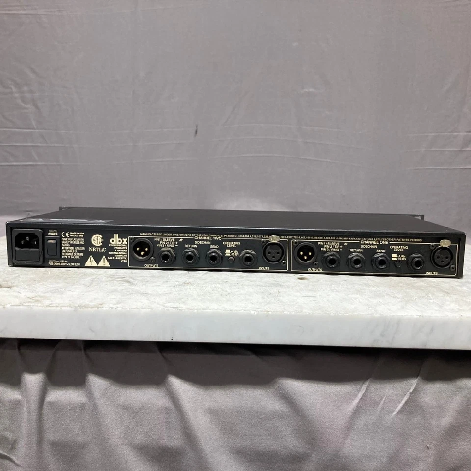 DBX 1066 Stereo Compressor Limiter Gate 2Channel Dynamics Processor Tested Japan - Image 4 of 4