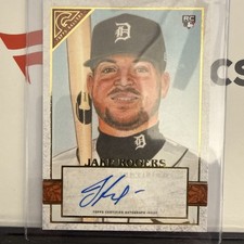 2020 Topps Gallery - Jake Rogers #92 Orange /25 (RC) Auto