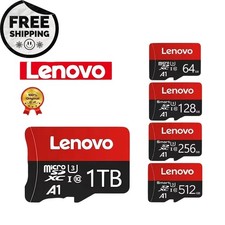 Lenovo 1TB/2TB Micro SD Card Class 10 High Speed TF Memory Card with Adapter