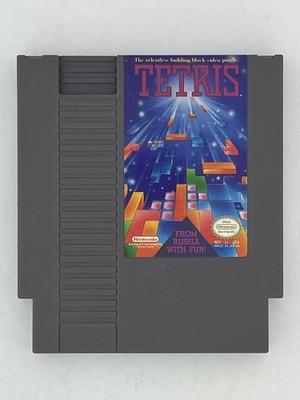 Tetris NES Nintendo Entertainment System Tested Working