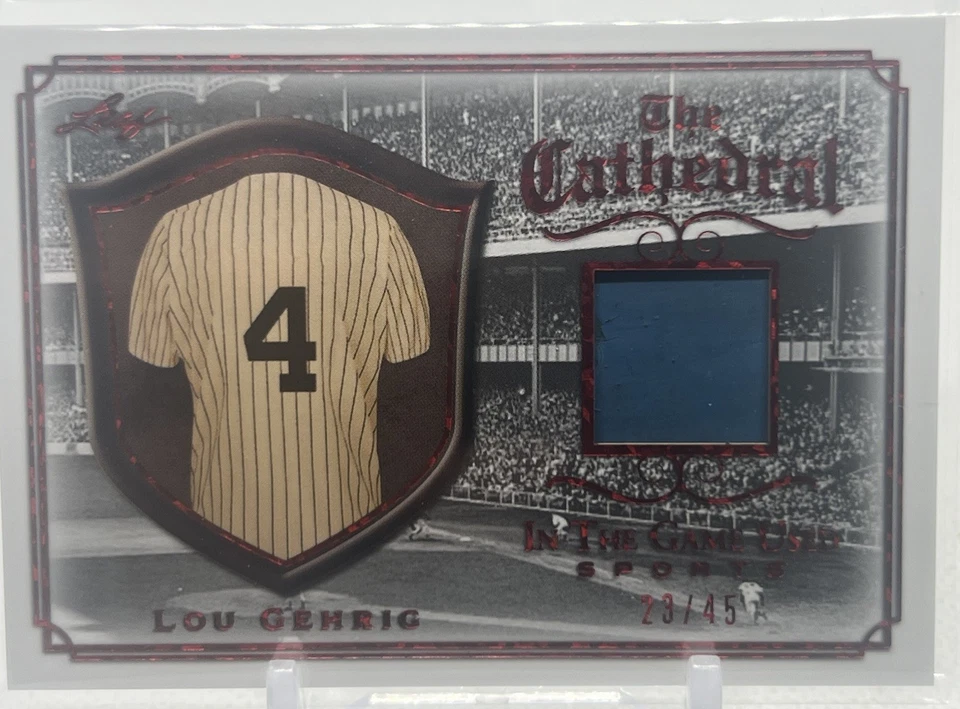 💥LOU GEHRIG STADIUM SEAT💥2022 LEAF SPORTS THE CATHEDRAL YANKEE STADIUM SEAT🔥 - Image 4 of 4