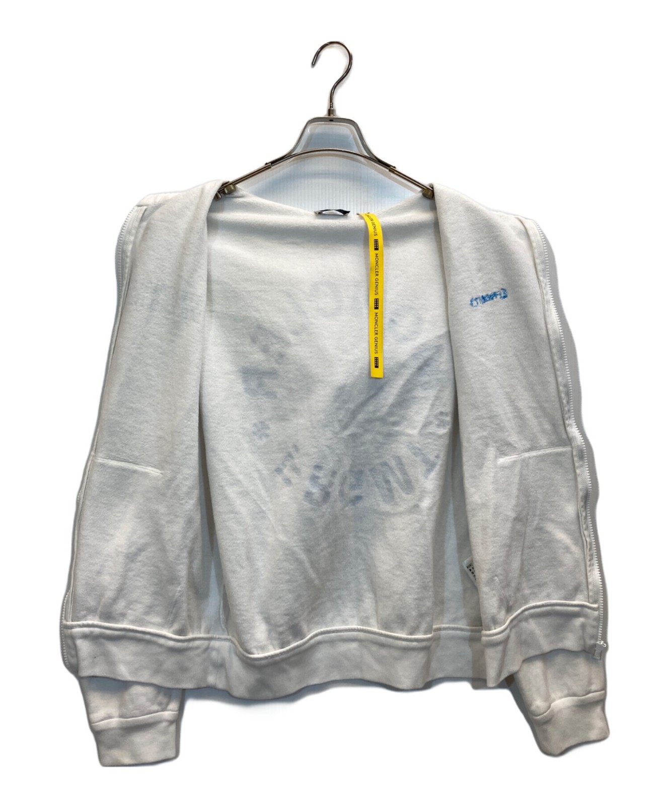 MONCLER/FRAGMENTS Zip-Up Hoodie/ White/ Size: M thumbnail 3
