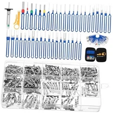  333 Pcs Terminal Pin Removal Tool Kit Includes 43 Pcs Pin Extractor Tool Blue