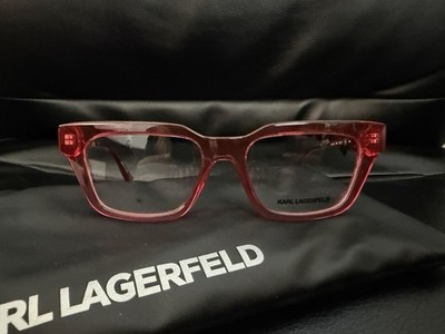 New With Case Pink Karl Lagerfeld Eyeglass Frames