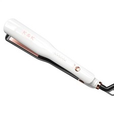 Wide Hair Straightener Iron, Ceramic Tourmaline Coating 1.5 Inch Flat Iron fo...