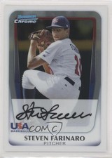 2011 Bowman Draft Chrome Prospects Steven Farinaro #BDPP98 3p5