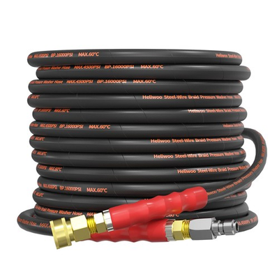 #ad Heliwoo 5 16 Pressure Washer Hose 50 Ft Hot And Cold Water Power Washer Hose $86.65