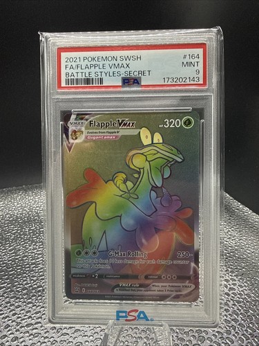 2021 Pokemon Battle Styles Flapple 164 PSA 9 🌈 PSA 9 🔥