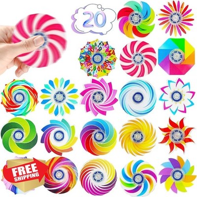 SUNPROUND 20 Pack Multicolor Fidget Spinners