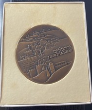 Israel Die Knesset Jerusalem Bronze Staatsmedaille