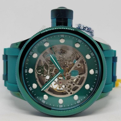 Invicta Pro Diver 51,5 mm automatische skelettierte grüne Zifferblatt Uhr 40742