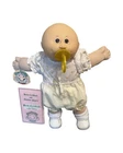 1985 Cabbage Patch Kids, Preemie, Bald, Brown Eyed, Paci, HM4, SS, Yellow 🌼