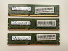 OEM Samsung 6GB Lot of 3 X 2GB 2Rx8 PC3-8500U...