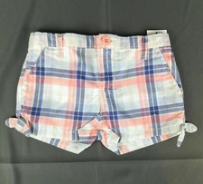 Baby B'Gosh Girls Shorts Size 12-18 Months Infant Pink Blue Stripe