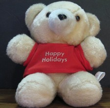Mode O Day Plush Bear in Happy Holidays Removable Shirt - 8" - Smith and Margol