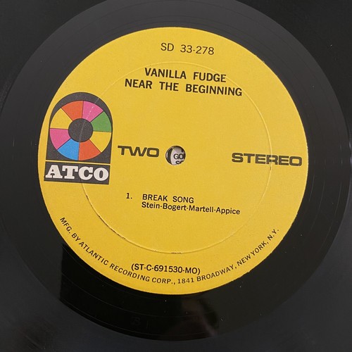 Vanilla Fudge Near the Beginning ATCO SD 33-278 Monarch Pressing 1969 VG - Picture 5 of 7