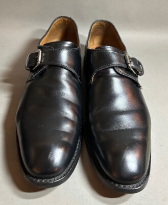 Allen Edmonds Warwick Shoes Mens US 9.5 Black Monk Strap Dress Leather s-l400.jpg main image 2