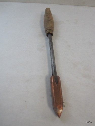 Vintage Pyrography Tool Wood Burning Iron Branding Hand Tool