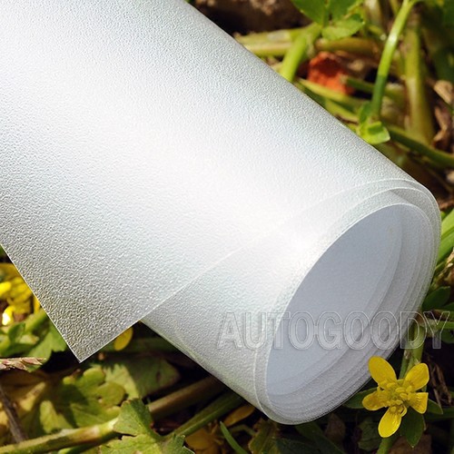 48" x 48" Frosted Glass Film Static Cling Office Bathroom Window Tint 4ft x 4ft - Picture 2 of 8