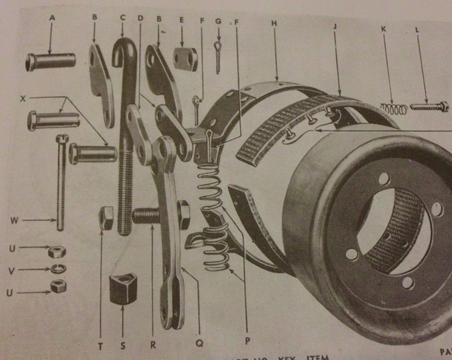 Willys MB GPW NOS Parking brake linkage section A1228 eBay