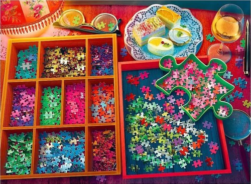 NEW Trefl Jigsaw Puzzle 3000 Pieces 33079 Evening with Puzzles Premium Quality - Bild 2 von 2