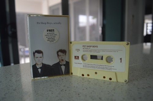 PET SHOP BOYS ACTUALLY RARE MALAYSIAN CASSETTE TAPE!