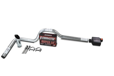 Chevy GMC 1500 88-95 Single 3'' Truck Exhaust Kits Flowmaster Super 10 Slash Tip
