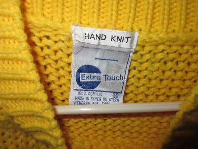 1950s 1958 Varsity Sweater Yellow Large 40 (BB1). | eBay