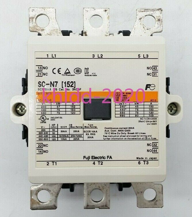 1PC New FUJI SC-N7 (152) 110V AC Contactor SCN7 In Box Expedited