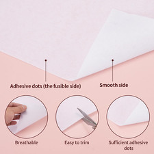 Light Weight 12"X 30 Yards Fusible Interfacing for Sewing,Fabric Polyester Singl